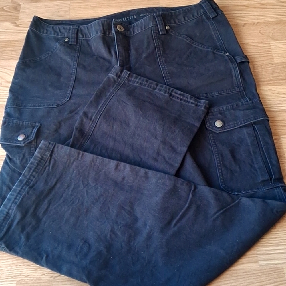 Duluth Trading Company Black Cargo Pants